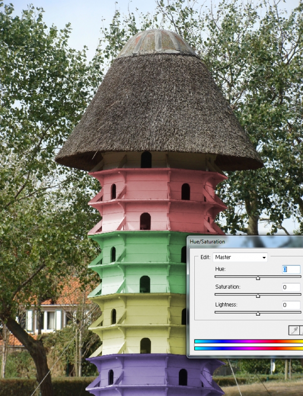 Creation of Birdhouse Tower: Step 2